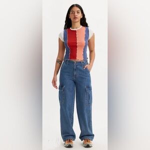 Levi's '94 Baggy Cargo Jean in I'm Never Wrong Stone- Size 28